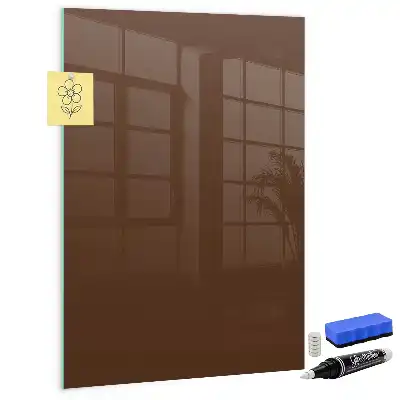 Magnetická psací tabule hnědá