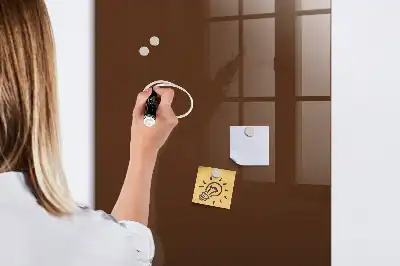 Magnetická psací tabule hnědá