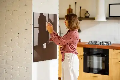Magnetická psací tabule hnědá