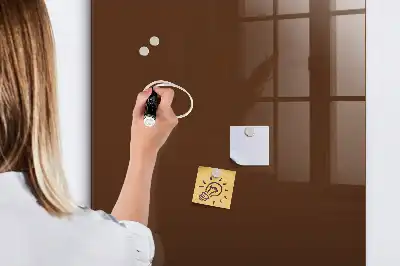Magnetická psací tabule hnědá