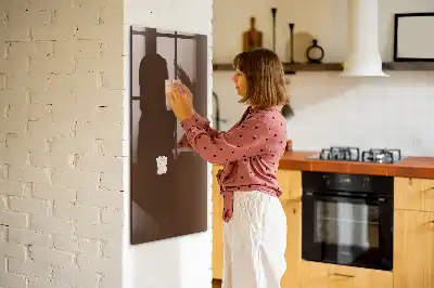 Magnetická psací tabule hnědá