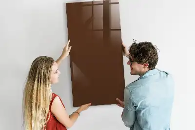 Magnetická psací tabule hnědá