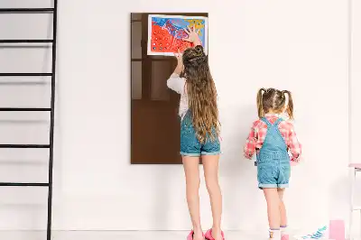 Magnetická psací tabule hnědá