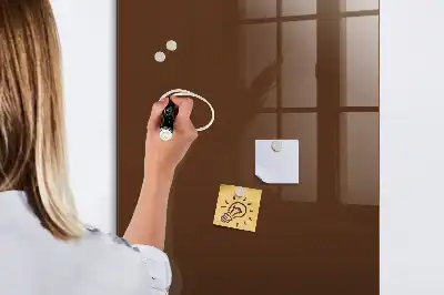 Magnetická psací tabule hnědá