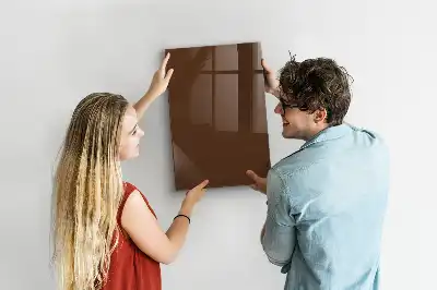 Magnetická psací tabule hnědá