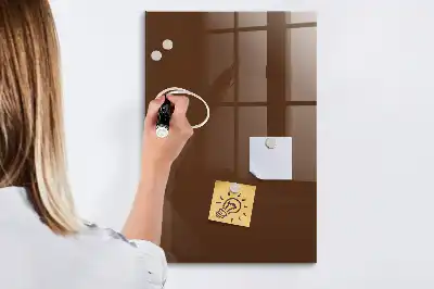Magnetická psací tabule hnědá