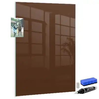 Magnetická psací tabule hnědá