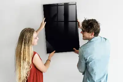 Magnetická kreslící tabule v černé barvě