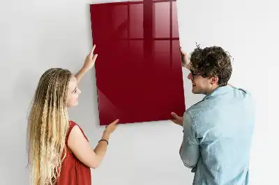 Magnetická psací tabule vínová