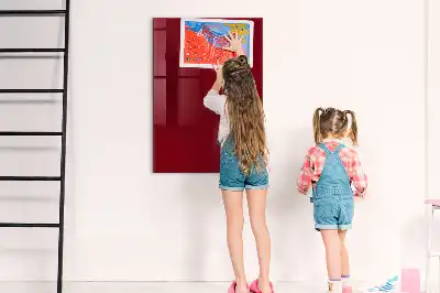 Magnetická psací tabule vínová