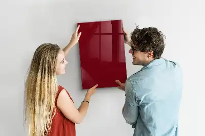 Magnetická psací tabule vínová