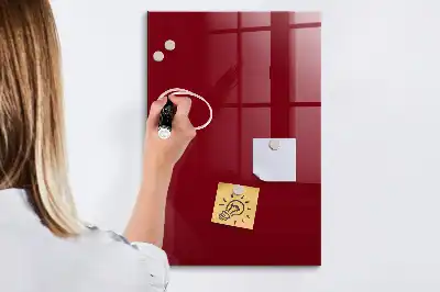 Magnetická psací tabule vínová