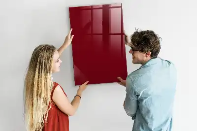 Magnetická psací tabule vínová