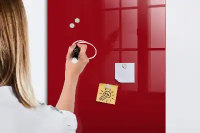 Magnetická kreslící tabule v červené barvě