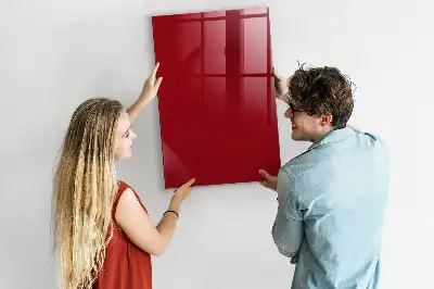 Magnetická kreslící tabule v červené barvě