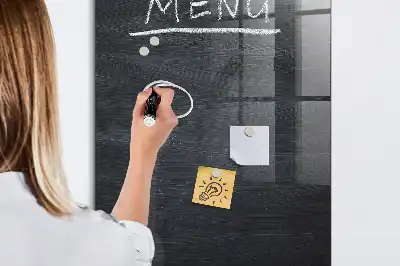 Magnetická psací tabule na menu