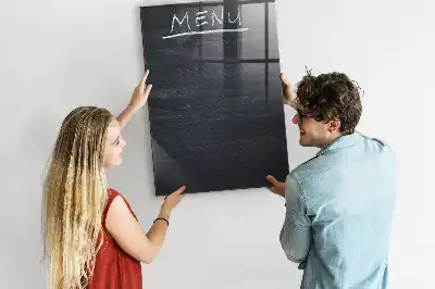 Magnetická psací tabule na menu