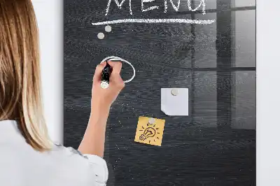 Magnetická psací tabule na menu