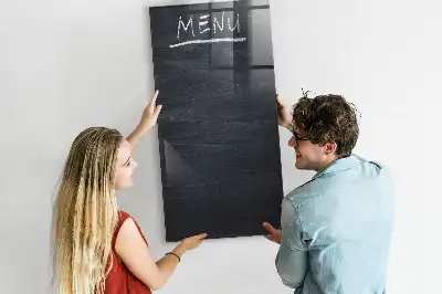 Magnetická psací tabule na menu