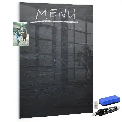 Magnetická psací tabule na menu