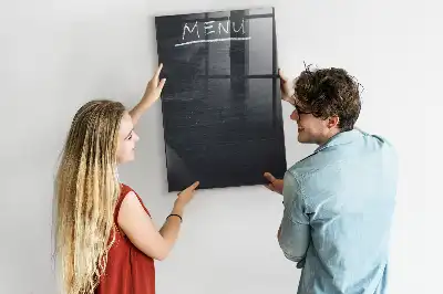 Magnetická psací tabule na menu