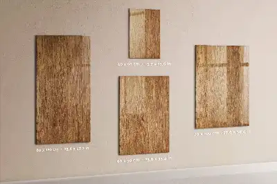 Magnetická kreslící tabule v dekoru teplého dřeva