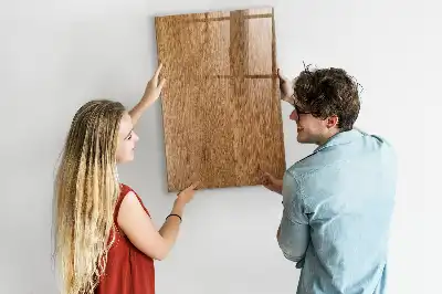 Magnetická kreslící tabule v dekoru teplého dřeva