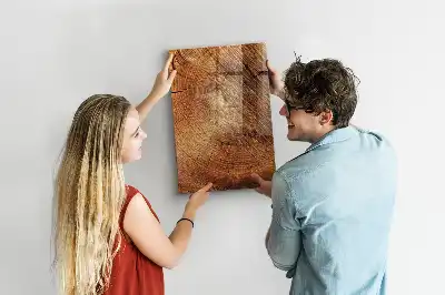 Magnetická kreslící tabule ve tvaru průřezu kmenem