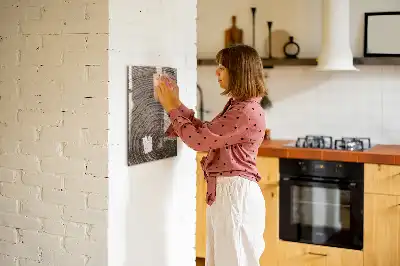 Magnetická kreslící tabule s motivem letokruhů stromu