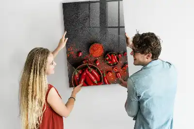 Mletá paprika magnetická psací tabule