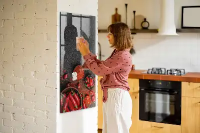 Mletá paprika magnetická psací tabule