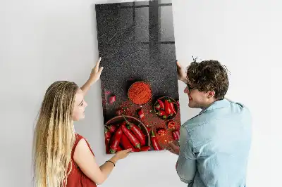 Mletá paprika magnetická psací tabule