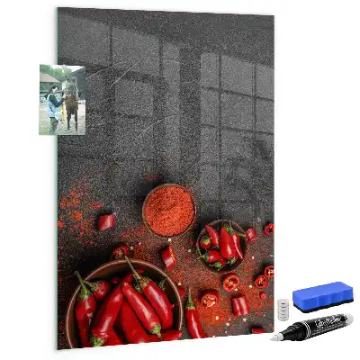 Mletá paprika magnetická psací tabule