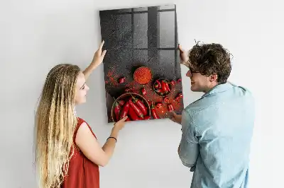 Mletá paprika magnetická psací tabule