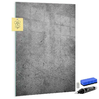 Magnetická kreslící tabule v dekoru betonu