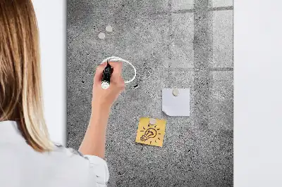 Magnetická kreslící tabule v dekoru betonu