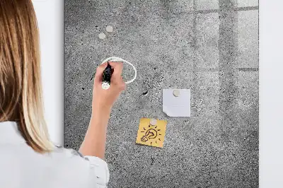 Magnetická kreslící tabule v dekoru betonu