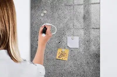 Magnetická kreslící tabule v dekoru betonu