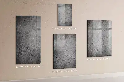 Magnetická kreslící tabule v dekoru betonu