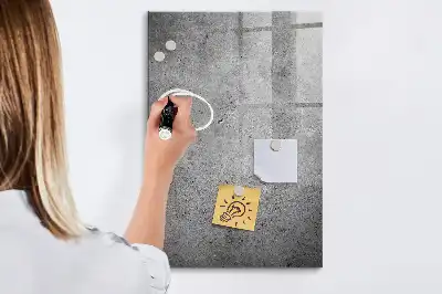 Magnetická kreslící tabule v dekoru betonu