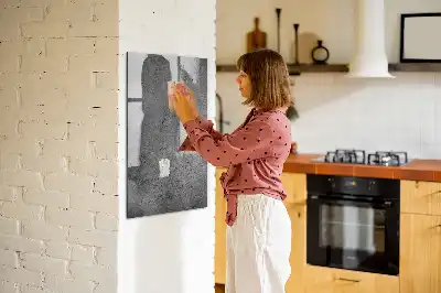 Magnetická kreslící tabule v dekoru betonu