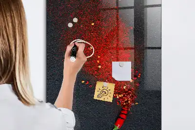 Mletá paprika magnetická kreslící tabule