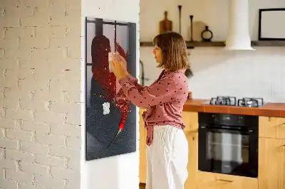 Mletá paprika magnetická kreslící tabule