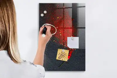 Mletá paprika magnetická kreslící tabule