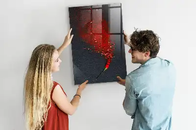 Mletá paprika magnetická kreslící tabule