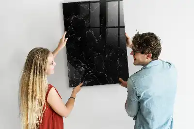 Magnetická psací tabule tmavý mramor