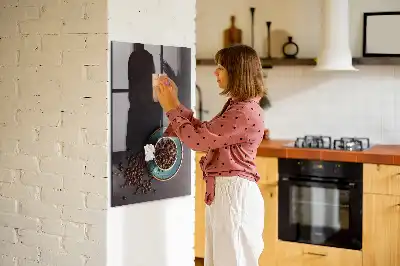 Magnetická kreslicí tabule kávová zrna
