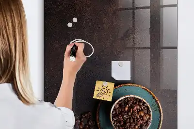 Magnetická kreslicí tabule kávová zrna