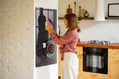 Magnetická kreslicí tabule kávová zrna