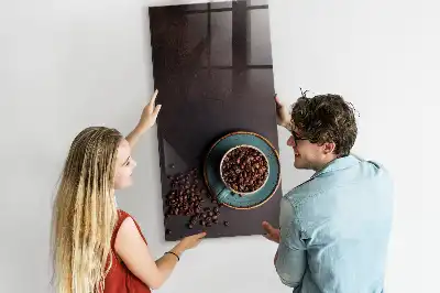 Magnetická kreslicí tabule kávová zrna
